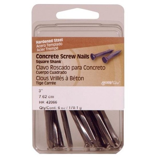 Hillman Hillman 42066 3 in. Concrete Screw Nails - pack of 5 5611637